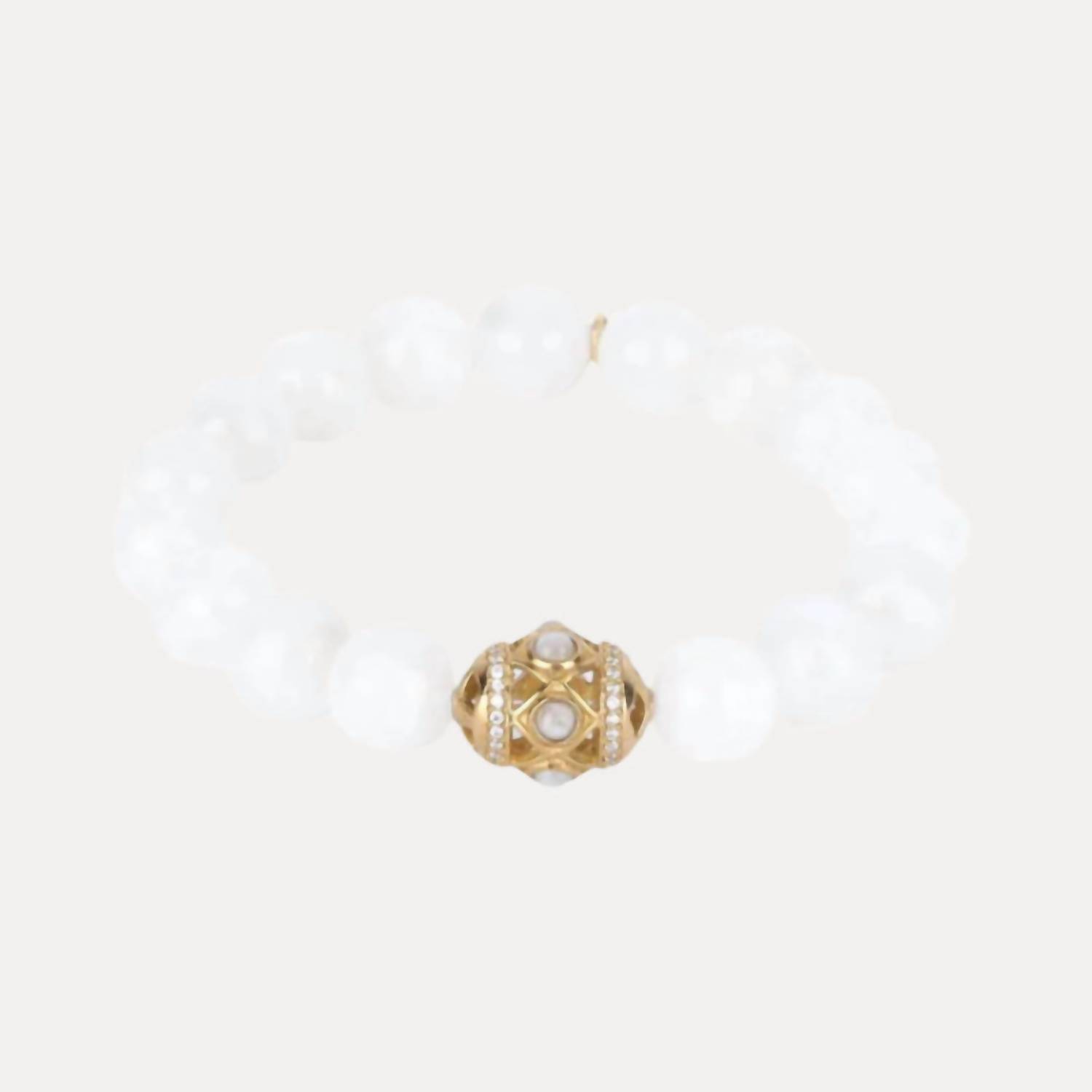 New Budhagirl Women's Minerva Bracelet In Rainbow Moonstone